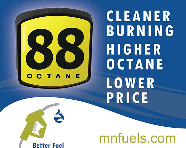 88 Octane: Cleaner Burning, Higher Octane, Lower Price.